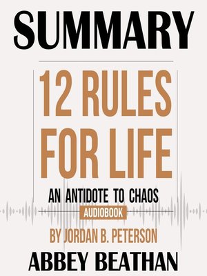 jordan peterson 12 rules for life audiobook download